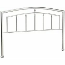 Best Sale 😍 Hillsdale Claudia King Spindle Headboard In Matte Nickel 💯