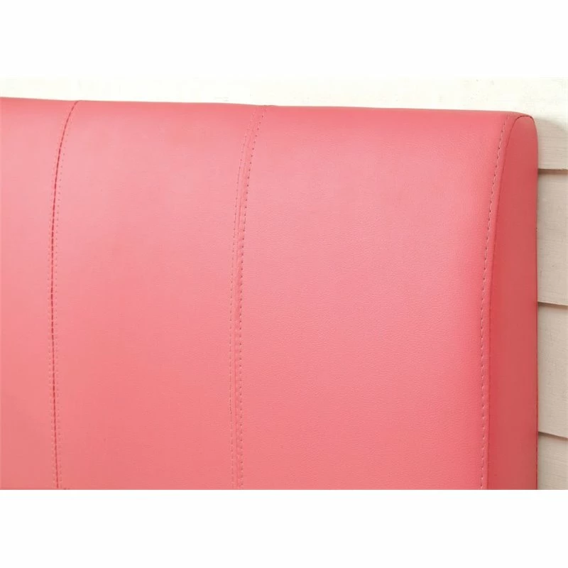 Deals โ๏ธ Furniture Of America Mevea Faux Leather Full/Queen Panel Headboard In Pink ๐