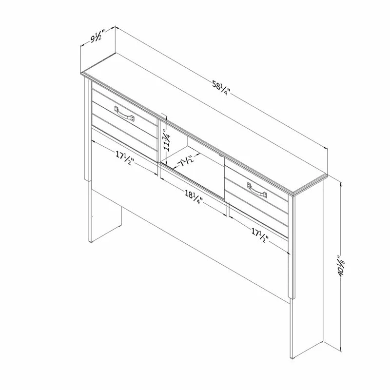 Best deal ๐ South Shore Ulysses Full Headboard In Blueberry โจ - Image 8