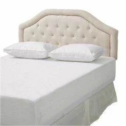 Cheapest ⌛ Bowery Hill Adjustable Full Queen Panal Headboard In Beige 🧨