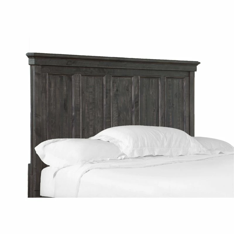 Brand new 🛒 Magnussen Calistoga Queen Panel Headboard In Weathered Charcoal ✔️