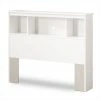 Hot Sale 😉 South Shore Crystal Collection Twin Bookcase Headboard In White 🌟