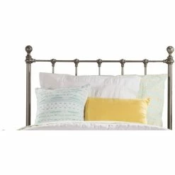 Hot Sale 🎉 Hillsdale Molly Twin Metal Duo Panel Headboard In Black Steel 🌟
