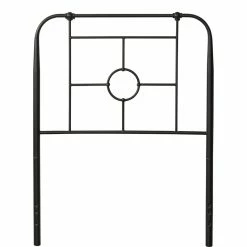 Buy 🔔 Hillsdale Trenton Twin Metal Duo Panel Headboard In Black Sparkle 👏