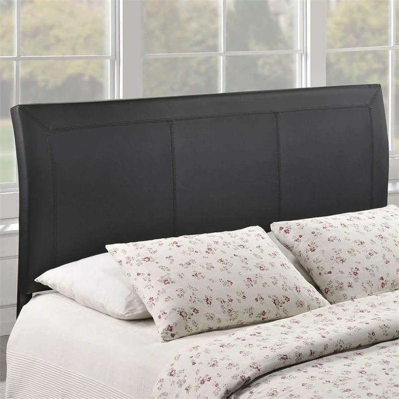 Flash Sale ๐ Modway Isabella Queen Vinyl Panel Headboard In Black ๐ - Image 2
