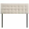 Discount 🎉 Modway Lily King Tufted Panel Headboard In Ivory 😀
