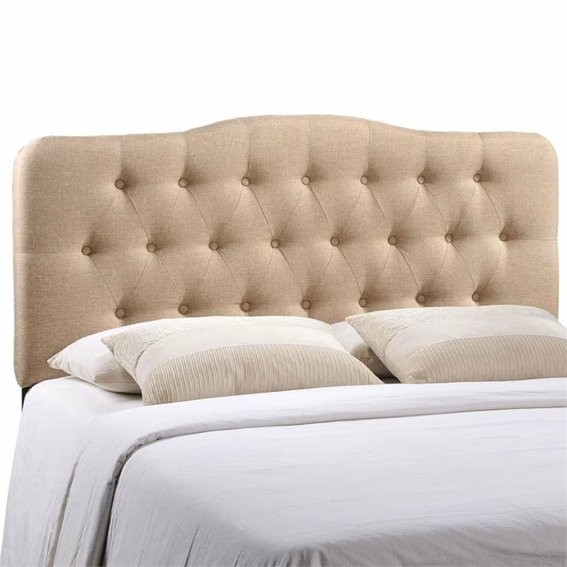 Top 10 🔔 Modway Annabel Queen Tufted Panel Headboard In Beige 👏 - Image 3
