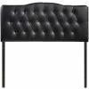 Outlet 🎁 Modway Annabel Full Tufted Panel Headboard In Black 👏