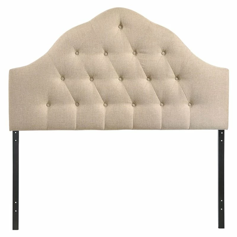 Buy โ Modway Sovereign Queen Tufted Panel Headboard In Beige ๐