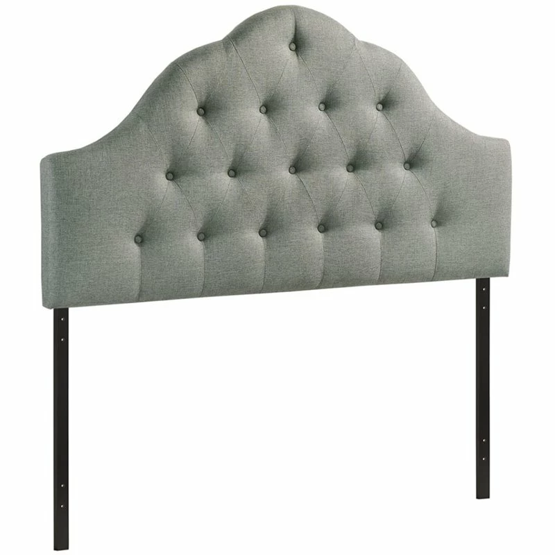 Outlet ⌛ Modway Sovereign Queen Tufted Panel Headboard In Gray ✨ - Image 2