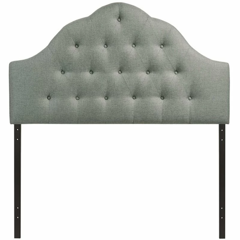 Outlet ⌛ Modway Sovereign Queen Tufted Panel Headboard In Gray ✨
