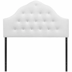 Cheapest 🔥 Modway Sovereign Full Vinyl Tufted Panel Headboard In White ⌛