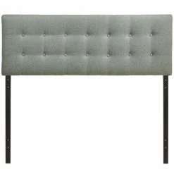 Coupon ⌛ Modway Emily Upholstered Queen Panel Headboard In Gray 😍