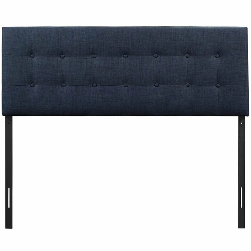 Deals 😍 Modway Emily Upholstered Queen Panel Headboard In Navy 🎁