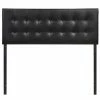 Promo 👍 Modway Emily Queen Vinyl Panel Headboard In Black 💯