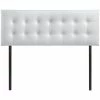 Wholesale 🎉 Modway Emily Queen Vinyl Panel Headboard In White 😉