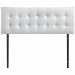 Wholesale 🎉 Modway Emily Queen Vinyl Panel Headboard In White 😉