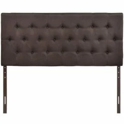Promo 🔔 Modway Clique Queen Tufted Panel Headboard In Dark Brown 🔥