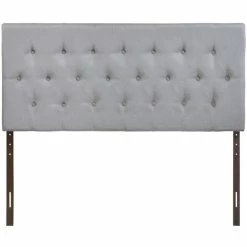 Brand new ๐ Modway Clique Queen Tufted Panel Headboard In Sky Gray ๐งจ