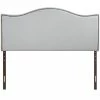 Buy ❤️ Modway Curl Upholstered Queen Panel Headboard In Sky Gray ✨