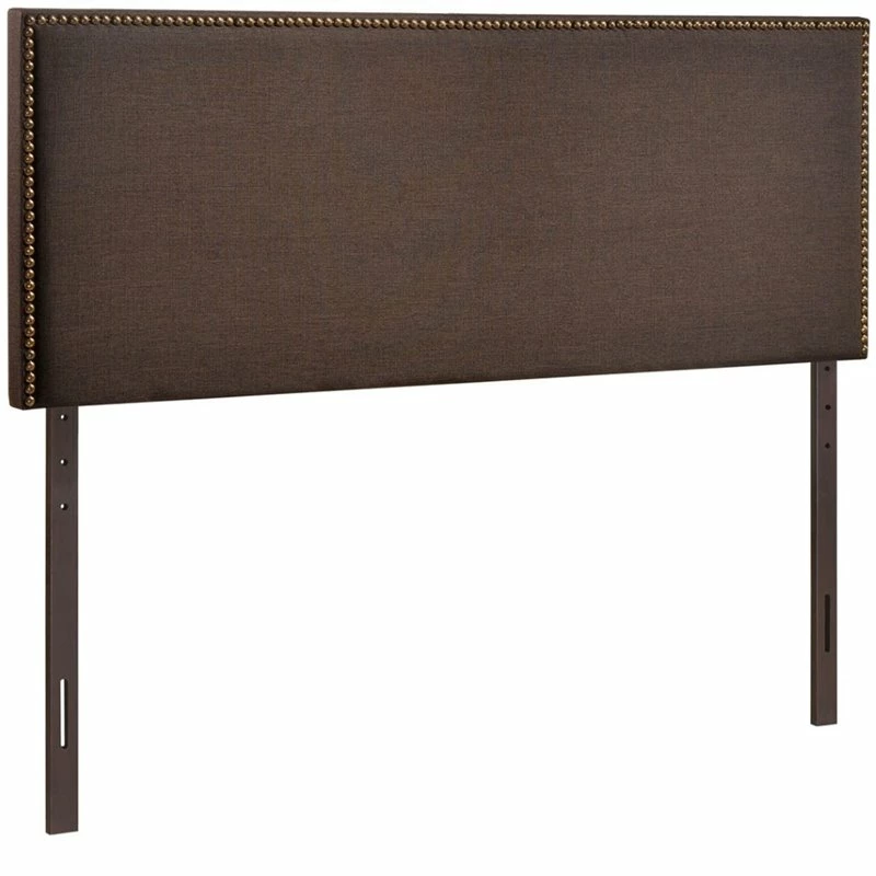 Cheapest 🔥 Modway Region Upholstered Queen Panel Headboard In Dark Brown ❤️ - Image 2