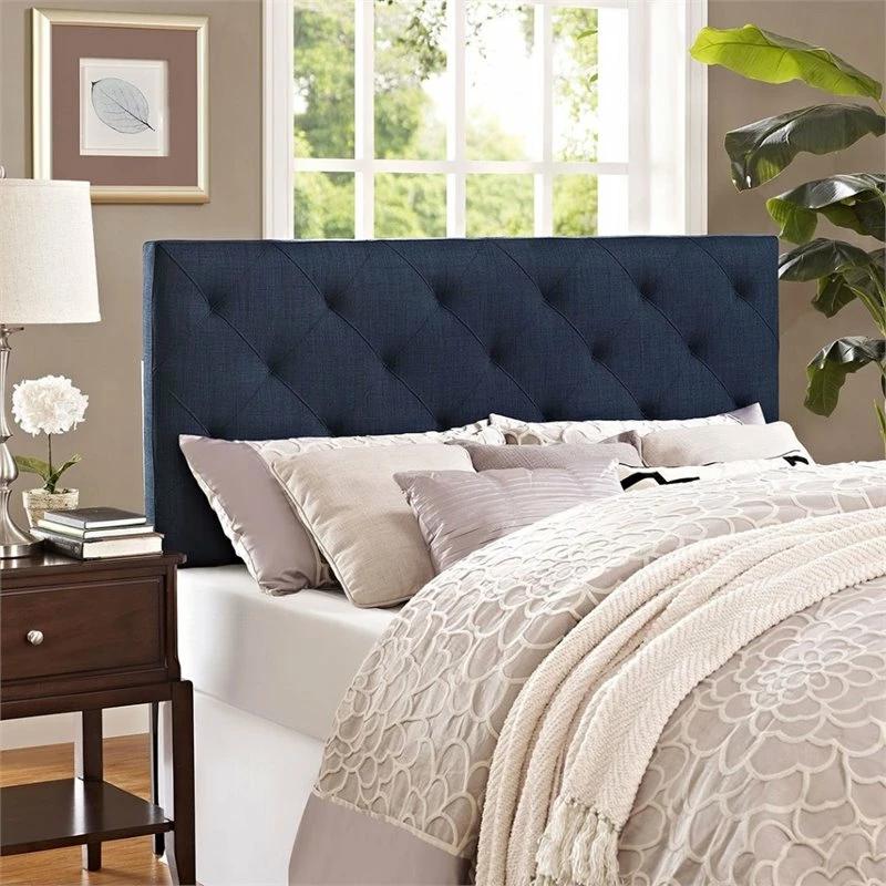 Hot Sale 🔥 Modway Theodore Full Tufted Panel Headboard In Navy ⌛ - Image 4