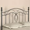 Best Sale ⭐ Bowery Hill Full Queen Metal Spindle Headboard In Dark Gray 🥰