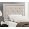 Deals 🔔 Atlin Designs Upholstered Twin Panel Headboard In Cream ⌛