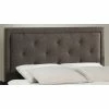 Discount ✔️ Atlin Designs Upholstered Twin Panel Headboard In Black ⌛