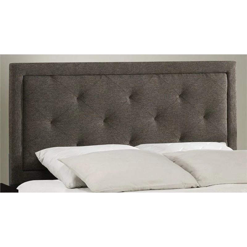 Discount ✔️ Atlin Designs Upholstered Twin Panel Headboard In Black ⌛