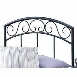 Outlet 🧨 Hawthorne Collections Twin Spindle Headboard In Textured Black 🔔