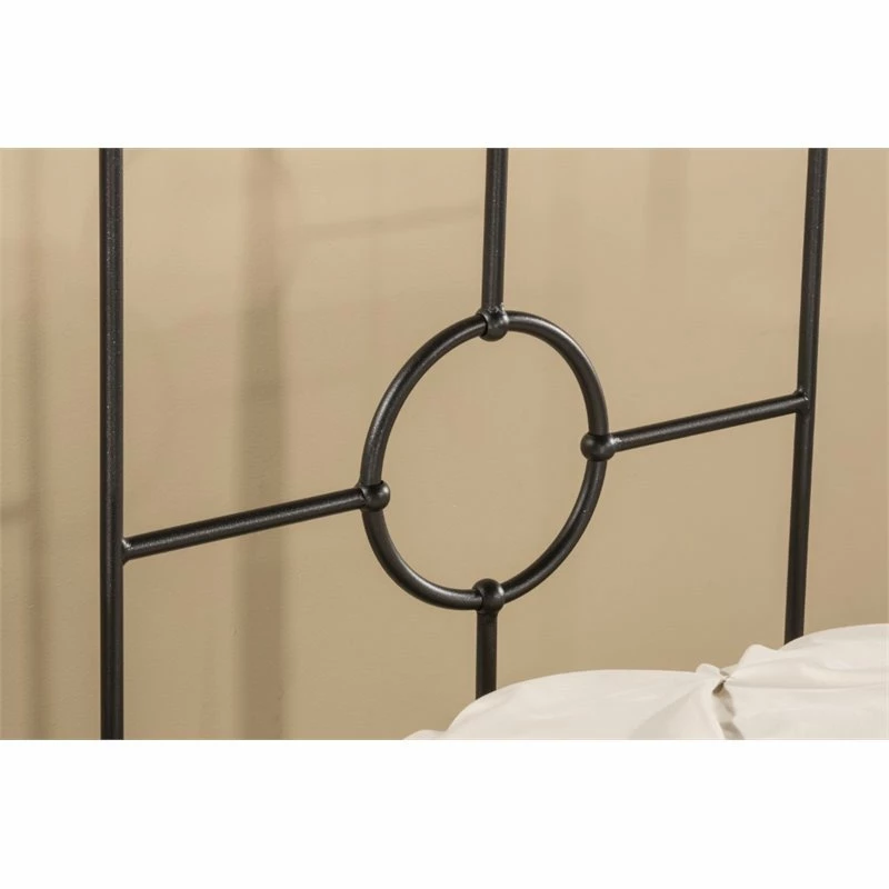 Coupon 🎉 Hawthorne Collections Twin Metal Duo Headboard In Black Sparkle ❤️ - Image 2