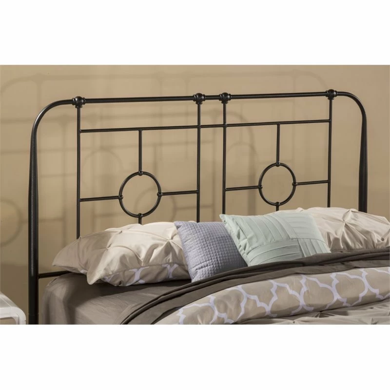 Coupon 🎉 Hawthorne Collections Twin Metal Duo Headboard In Black Sparkle ❤️