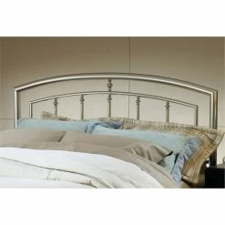 Wholesale 🧨 Bowery Hill King Spindle Headboard In Matte Nickel 😍