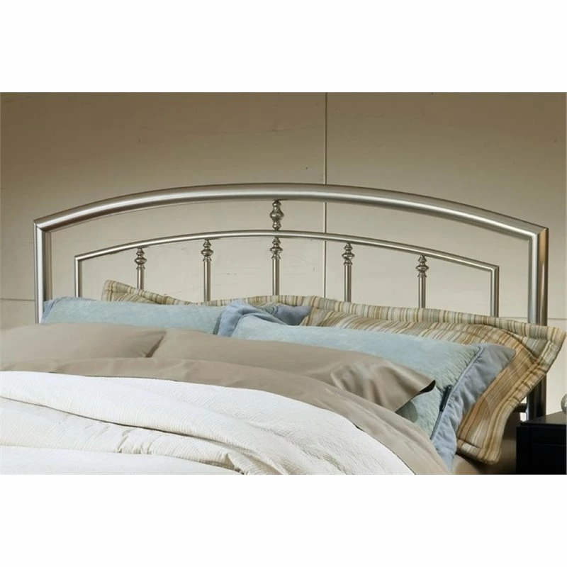 Wholesale ๐งจ Bowery Hill King Spindle Headboard In Matte Nickel ๐