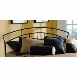 Outlet 🔔 Bowery Hill King Metal Spindle Headboard With Rails In Antique Brown ⌛