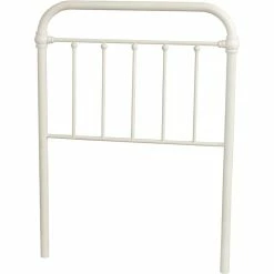 Best Sale 😍 Hillsdale Kirkland Twin Metal Spindle Panel Headboard In White 🛒