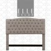 Promo 😍 Elle Décor Elle Decor Queen Tufted Panel Headboard In Brown 🔥