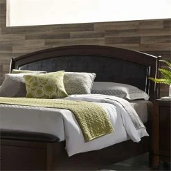 Brand new 💯 Liberty Furniture Avalon Dark Brown Queen Panel Leather Headboard 👏
