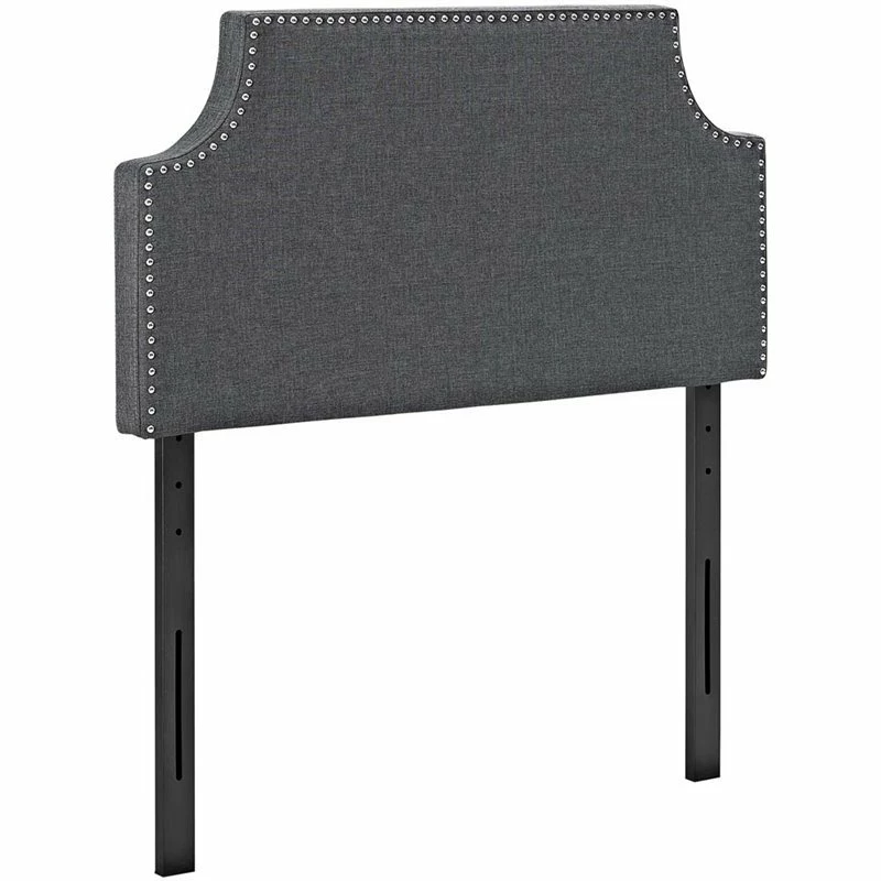 Cheapest โจ Modway Laura Fabric Upholstered Twin Headboard In Gray ๐งจ