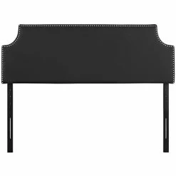 Flash Sale 🌟 Modway Laura Faux Leather Upholstered Full Headboard In Black 👏