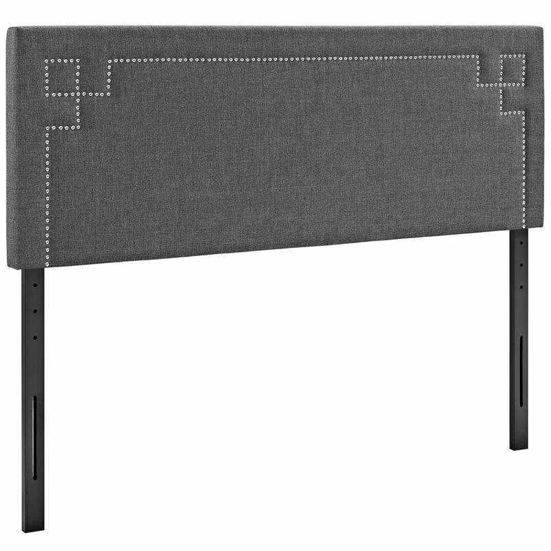 Best deal ๐ Modway Josie Fabric Upholstered Queen Headboard In Gray ๐