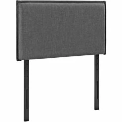 Coupon 🧨 Modway Camille Fabric Upholstered Twin Headboard In Gray 🔥
