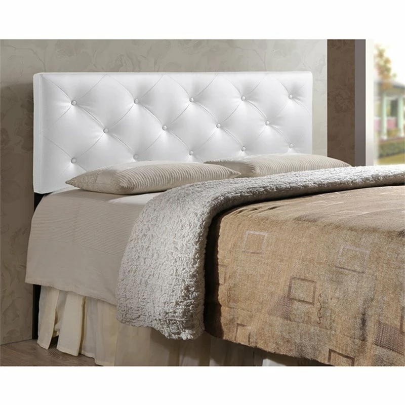 Cheapest 🤩 Baxton Studio Baltimore Faux Leather Tufted Queen Panel Headboard ✨ - Image 2