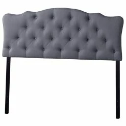 Best Sale 😍 Baxton Studio Rita Tufted Full Panel Headboard In Gray 🥰