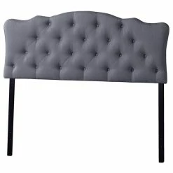 Buy 😀 Baxton Studio Rita Tufted Queen Panel Headboard In Gray ⌛