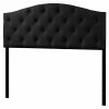 Flash Sale 🔔 Baxton Studio Myra Faux Leather Tufted Full Panel Headboard In Black 🤩