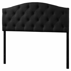 Flash Sale 🔔 Baxton Studio Myra Faux Leather Tufted Full Panel Headboard In Black 🤩