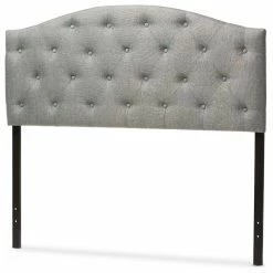 Best Pirce 👏 Baxton Studio Myra Tufted Full Panel Headboard In Gray 🔥