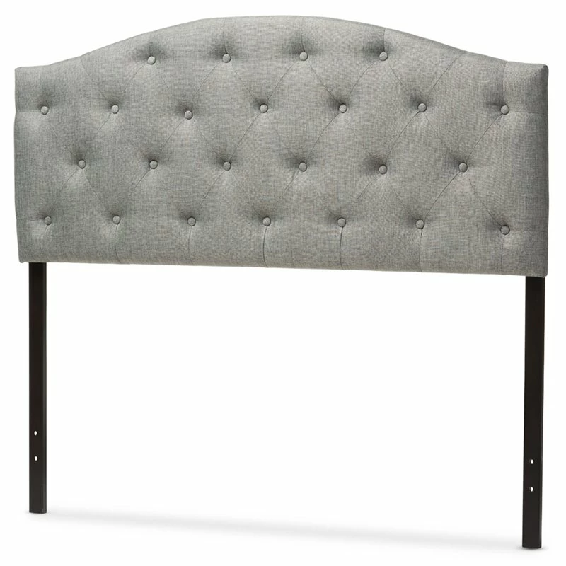 Cheapest ⭐ Baxton Studio Myra Tufted Queen Panel Headboard In Gray 🌟
